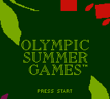 Olympic Summer Games - Atlanta 1996 Title Screen